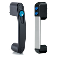 Elesa handles with pneumatic valve