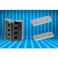 New Plastic hinges and mounting adjustment devices