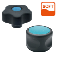 Elesa High Performing Soft-Touch operating elementsand clamping components