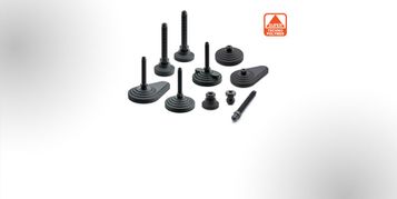 Vibration damping levelling feet and Super-technopolymer ball joint