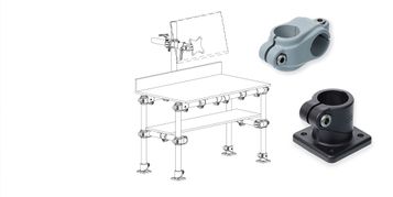 Elesa Technopolymer tube connectors