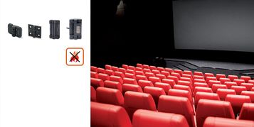 Charnières plastiques non inflammables UL94-V0