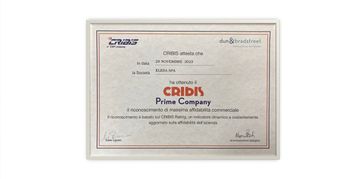 ELESA Awarded the Cribis Prime Certification for Commercial Reliability