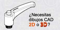 ¿Necesitas dibujos CAD 2D o 3D? Novedades
