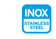 INOX - STAINLESS STEEL logo